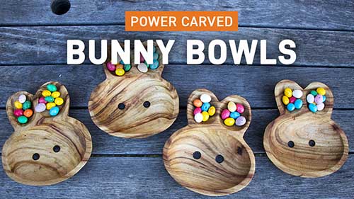 Bunny Bowl Shaped Serving Trays