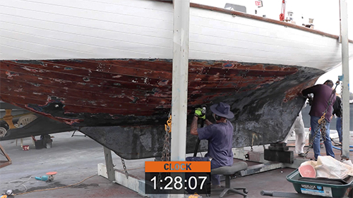 How to Strip a Wooden Boat to Bare Timber