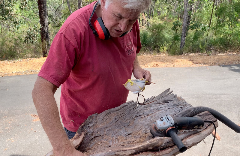 Kevin Inkster Power Carving