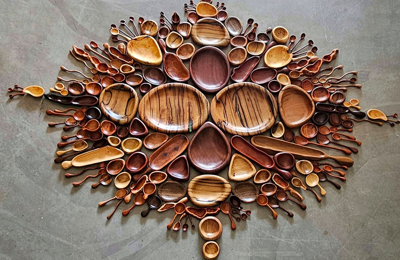 Throw out those white ceramic platters and get creative with eating!