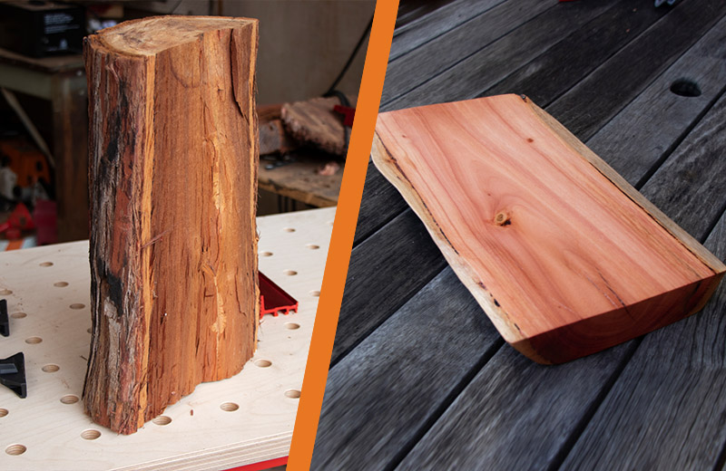 Fire Wood to Serving Tray