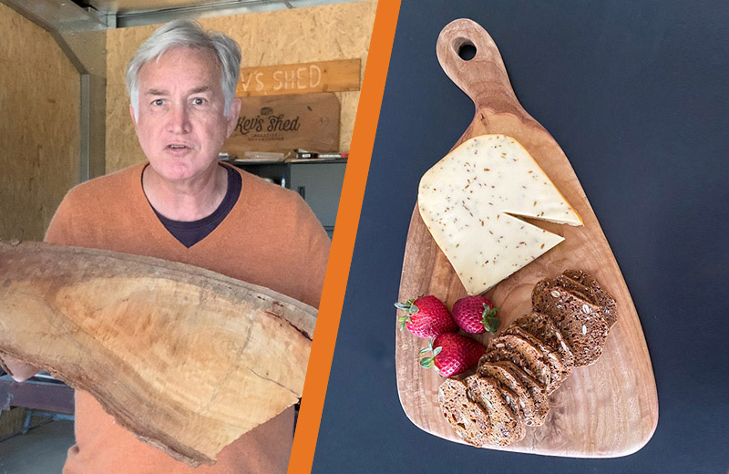 Chunk of Wood to Serving Platter