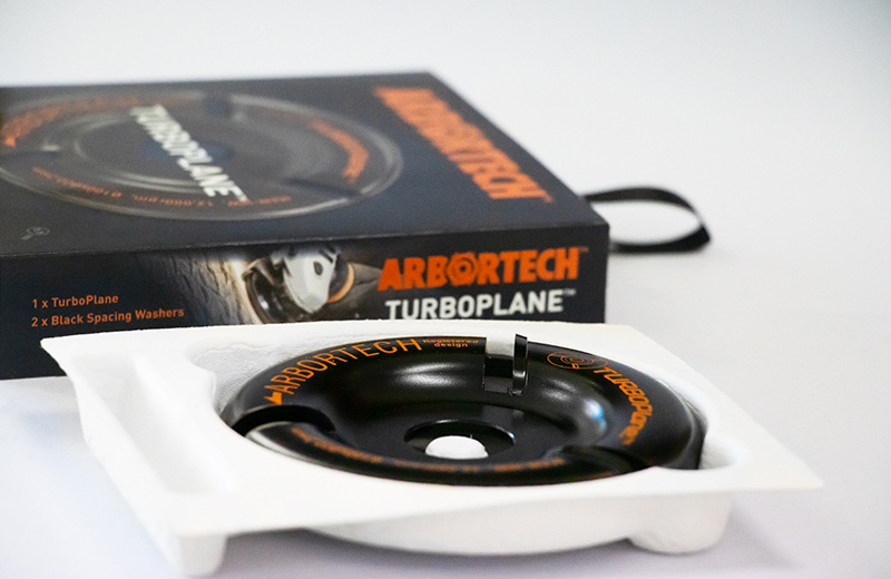 Biodegradable pulp insert specifically designed for our woodworking attachments.