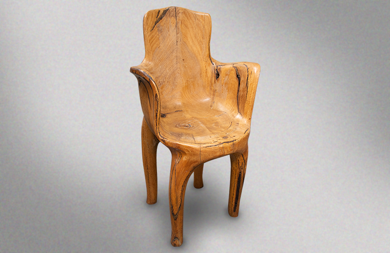 Kevin's Power Carved Chair