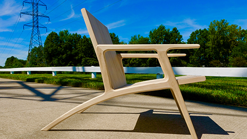 Wood Lounge Chair