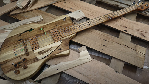 One Pallet, One Bass Guitar (Nails & All!)
