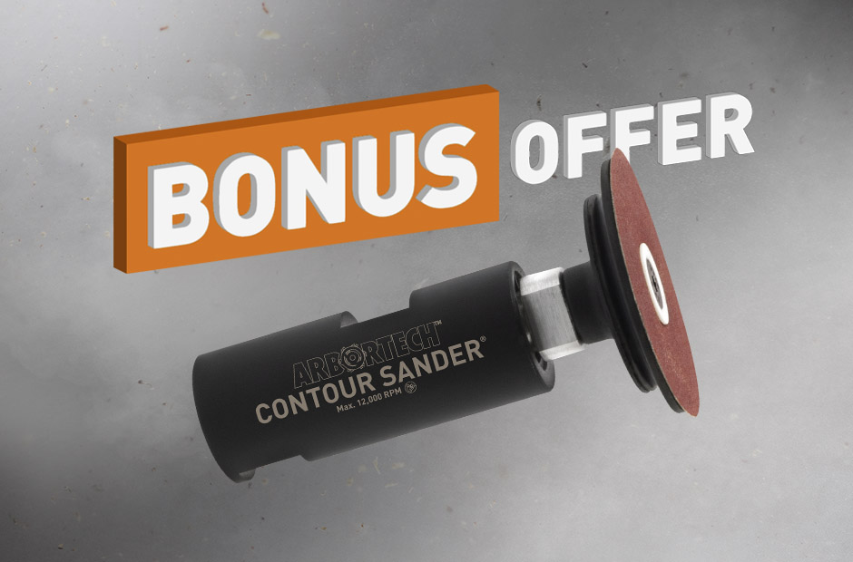 Arbortech Contour Sander Bonus Offer