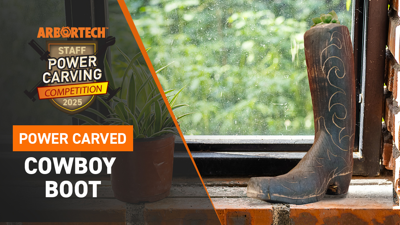 Power Carved Cowboy Boot