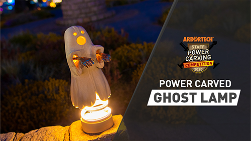 Power Carved Ghost Lamp