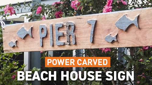 Rustic Beach House Sign