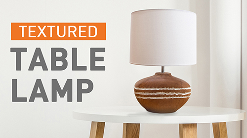 Textured Table Lamp
