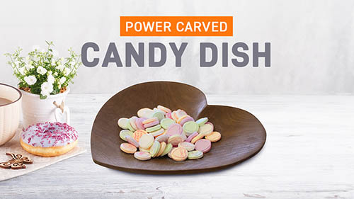 Power Carved Candy Dish
