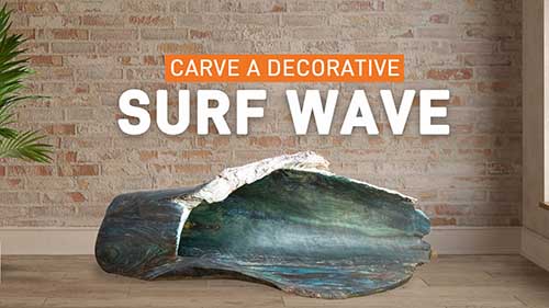 Carve A Decorative Surf Wave