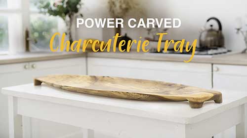 Power Carved Charcuterie Tray