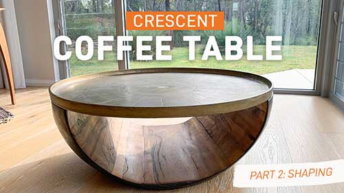 Crescent Coffee Table Part 2