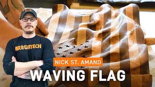Nick St. Amand (TC Timberart) Waving Flag