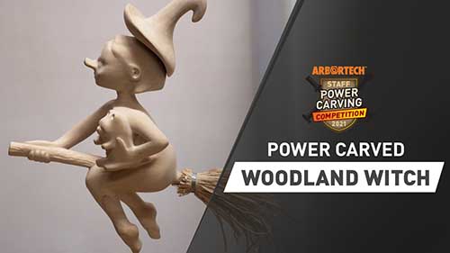 Carve A Wooden Witch