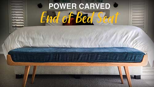 Wooden End of Bed Bench