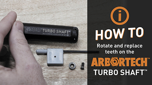 Rotate and Replace TURBO Shaft Teeth