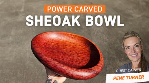 Carve a bowl with Pene Turner