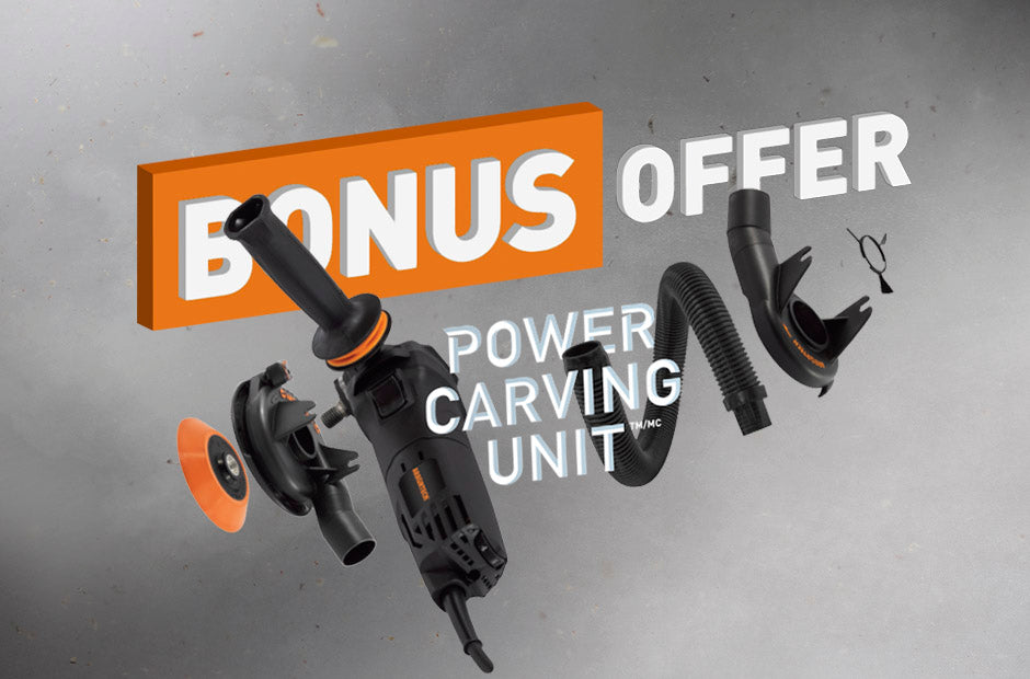 Arbortech Power Carving Unit Bonusangebot