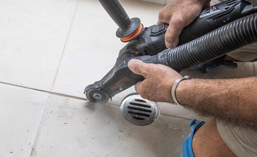 Mini shop concrete grinder